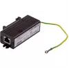 Axis TU8001 Ethernet pārsprieguma aizsargs PoE ierīcēm, sienas/DIN sliedes montāža, melns