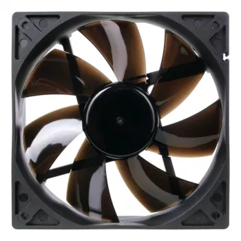 Korpusa ventilators NoiseBlocker BlackSilentPro PL1 120 mm, 900 RPM, 11 dB, 68 m³/h, 4,5 V, Melns