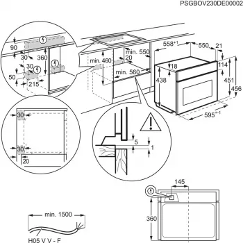 ELECTROLUX LVL8E09Z cepeškrāsns
