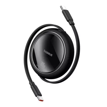 USB kabelis Baseus Free2Draw 1m USB-C melns