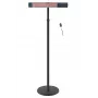 TunaBone Electric Standing Patio Heater, Single carbon golden tube | TB2580ST-01 | Patio sildītājs | 2500 W | Melns