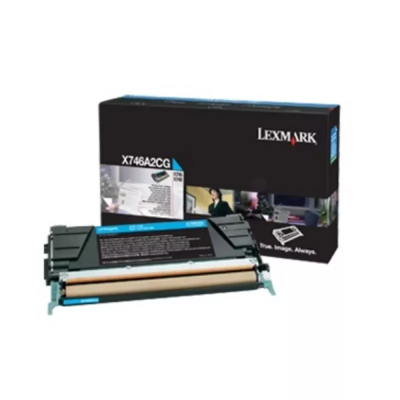 Lexmark X746A3CG - Tonera kasetne ciāna - X746de, X748de, X748dte