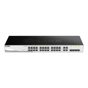 D-Link DGS-1210-28 pārvaldāms L2/L2+ slēdzis 1U melns