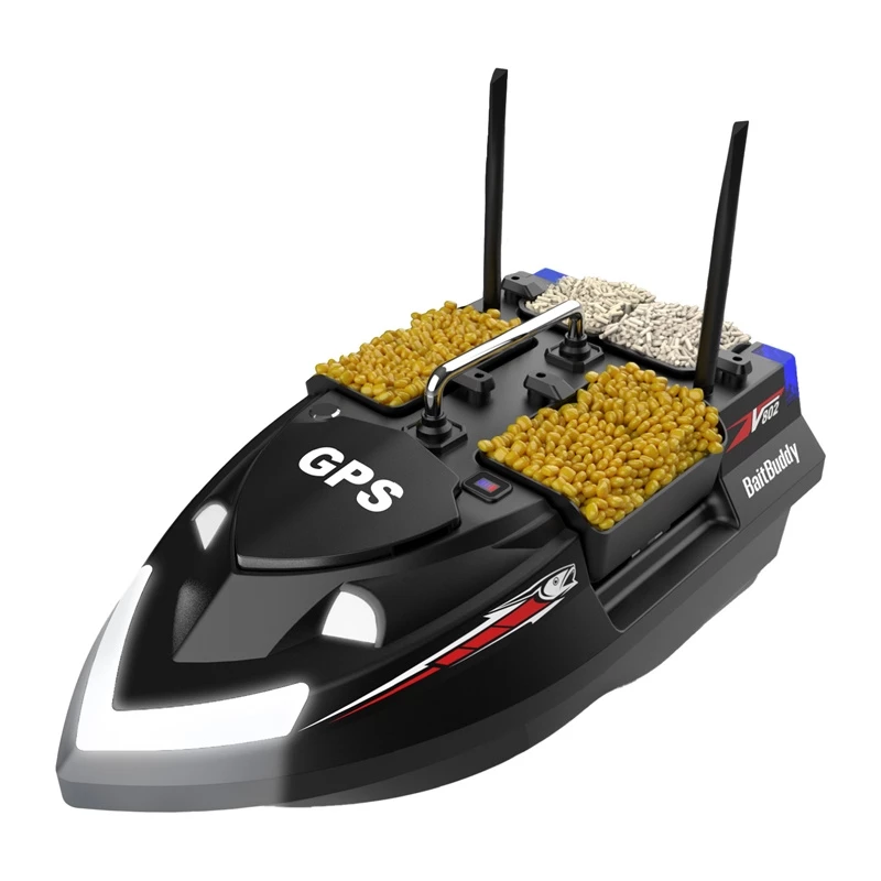 Bait boat Flytec V802 PRO 12000mAh Melns