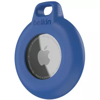 Belkin Ūdensnecaurlaidīgs AirTag Maciņš ar Atslēgu Gredzenu Zilā Krāsā MSC013BTBL