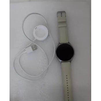 SALE OUT. Xiaomi Watch 2 Titan pelēks korpuss ar baltu ādas siksniņu | SALE OUT. Xiaomi Watch 2 Titan | Viedpulkstenis | GPS (satelīts) | AMOLED | 1.43collas | LIETOTS, EKRĀNĀ SKRĀPĒJUMI A