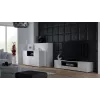 Cama TV statīvs VIVA 180 balts/balts glancēts + melns