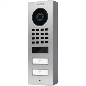 Video durvju telefons door bird D1102V V4A Nerūsējošais tērauds ar 2 zvana pogām