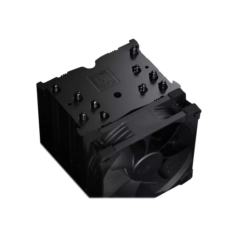CPU gaisa dzesētājs Noctua NH-U9S chromax.black — 92 mm ventilators, 5 siltuma caurules, 12 V, SSO gultnis, LGA 2066 saderīgs