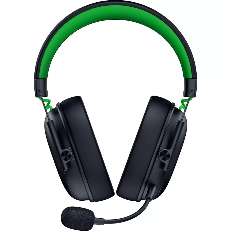 Austiņas Razer BlackShark V3 X HyperSpeed — vadu un bezvadu (USB-A, Bluetooth), apkausa, 20–28 kHz, 270 g, Melns/Zaļš