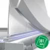 Leitz Precision Office Papīra Griezējs A4+, 15 loksnes, Manuālā skava, Nerūsējošais tērauds, A4 Maxi, 80 g/m², Stikls