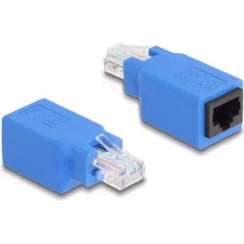 Dzimuma pārveidotājs kabelim DeLOCK 64803 RJ45 Zils