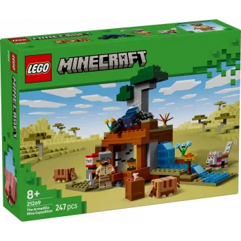 LEGO MINECRAFT 21269 Armadillo raktuvju ekspedīcija