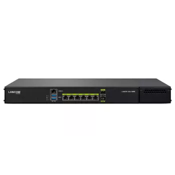 LANCOM ISG-5000 daudz-gigabitu SD-WAN vārteja ar 100 VPN savienojumiem, 6xGE, 2xSFP+, 2xUSB, ugunsmūris/IDS (61079)