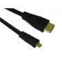 HDMI kabelis SBOX HDMI-MICRO/R 1.4 2 m — micro HDMI uz HDMI, versija 1.4, 2 metru garums