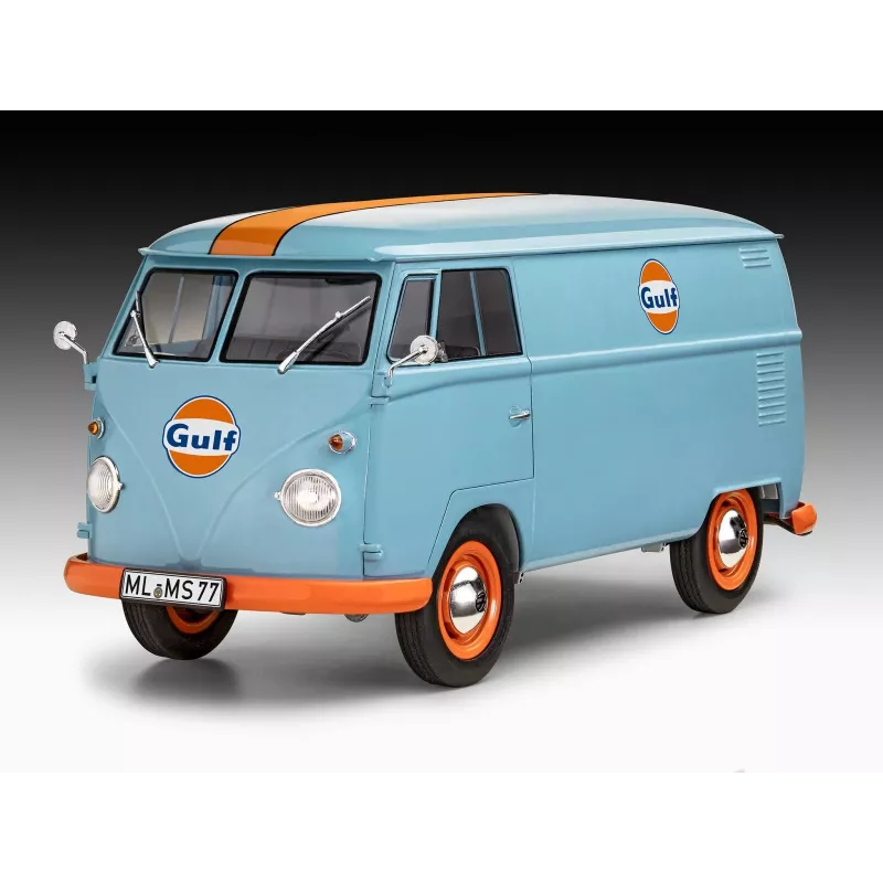 Plastmasas modelis VW T1 Panel Van - Gulf Dekorācija 1/24