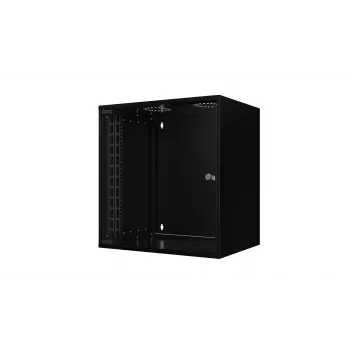 19 collu 12U sienas stiprinājuma statīvs 565 x 400 x 572mm SOHO - Melns