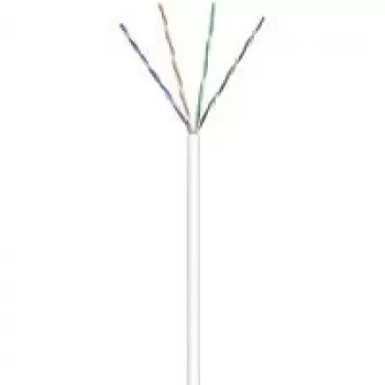 Wentronic CAT 6 U/UTP 100m - Cat6 - U/UTP (UTP) - Balts - PVC - 24/7 (94964)