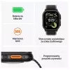 Viedpulkstenis Apple Watch Ultra 3 GPS + Cellular 49mm Melns Titāna Korpuss ar Melnu Alpine Clip Lielu
