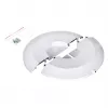 Keramiskais sildītājs NOVEEN PTC3000, 2000 W (1200 W min), LED displejs, taimeris, tālvadība, šūpošanās, balts