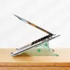 Laptop statīvs UGREEN LP451 regulējams alumīnija sakausējums 8–17 collu klēpjdatoriem, 5 pozīcijas, sudrabs