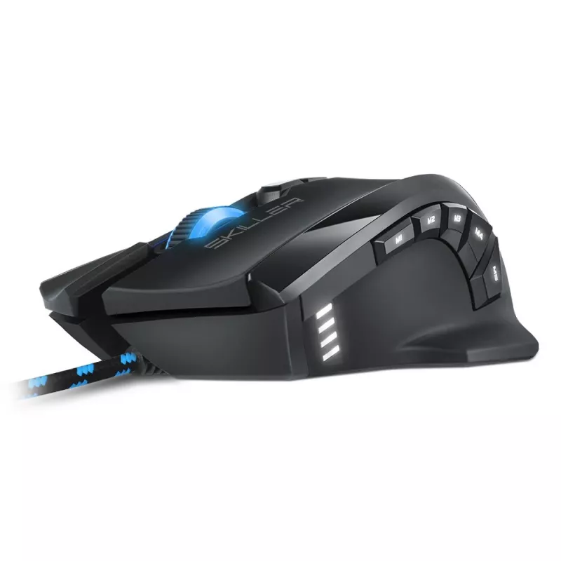 Sharkoon Skiller SGM1 spēļu pele labročiem USB tipa A optiskā 10800 DPI