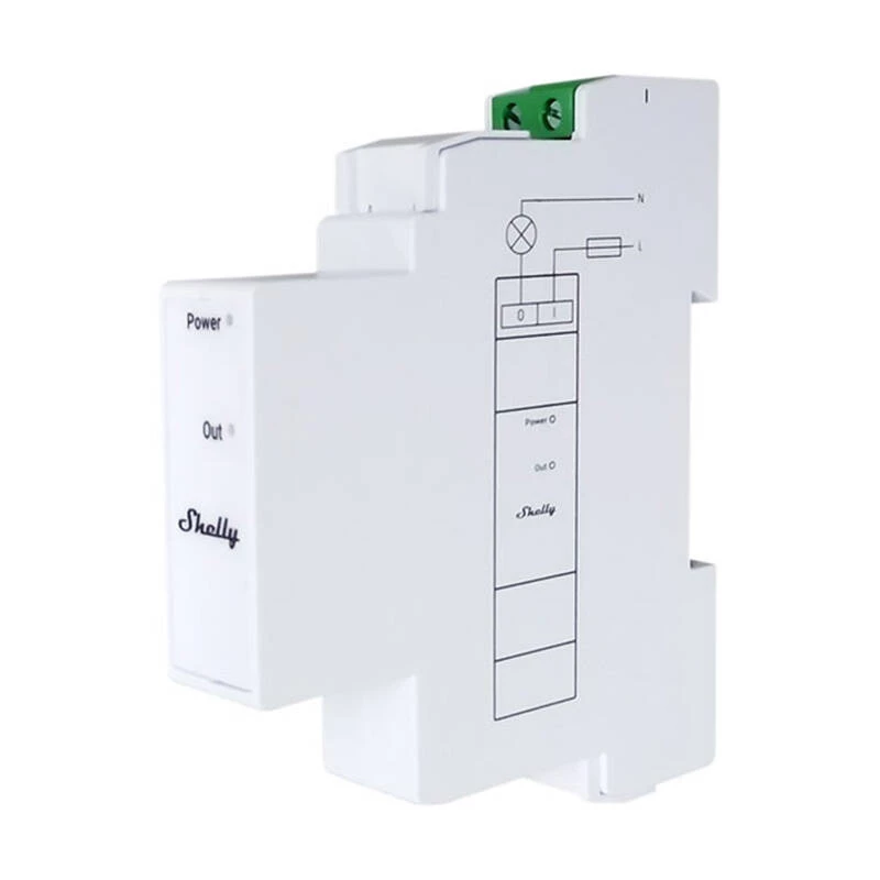 Enerģijas skaitītājs Shelly Pro 3EM 3-fāžu Wi‑Fi elektroenerģijas patēriņa uzraudzības un slodzes pārvaldības ierīce