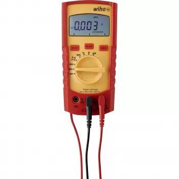 Multimetrs Wiha 45218 — digitālais multimetrs, līdz 600 V maiņstrāvai, CAT IV