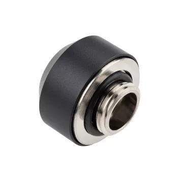 Hardtube savienotājs OPTIMUS 12 mm, melns — viena kompresijas savienotājs cietajai caurulei