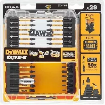 Skrūvgriežu uzgaļu komplekts DeWALT DT70734T-QZ 29 gab.