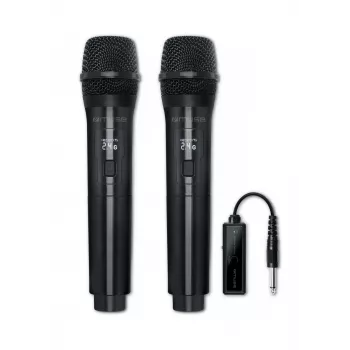 Muse MC-50 WI Bezvadu Mikrofonu Komplekts 2 gab. Melns