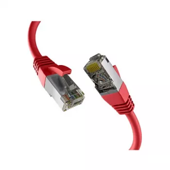 EFB-Elektronik CAT8.1 sarkans 0,25m RJ45 vītais kabelis S/FTP PIMF LSZH 2000MHz 40Gb tīkla kabelis