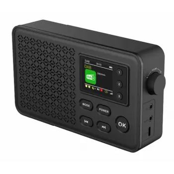 Denver DAB-57 pārnēsājamais DAB+ radio, melns