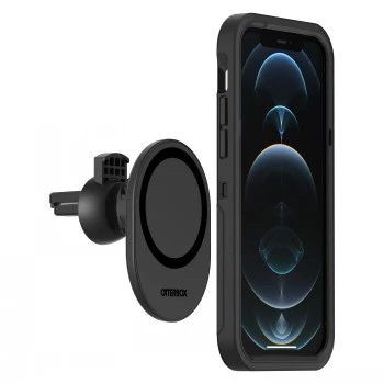 OtterBox Turētājs automašīnai viedtālrunim ar MagSafe — Melns — Apple iPhone 12, 12 mini, 12 Pro, 12 Pro Max