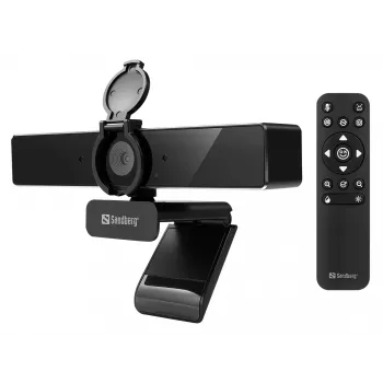 Tīmekļkamera Sandberg USB-C/A Pro Remote 4K 8 MP 3840x2160