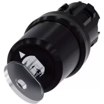 Siemens 3SU1000-5BC01-0AA0 elektriskais izpildmehānisms, melns