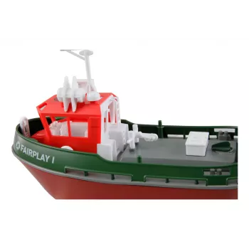 Radio vadāma laiva Amewi Fairplay I 1:72 RRT, zaļa, 2.4 GHz