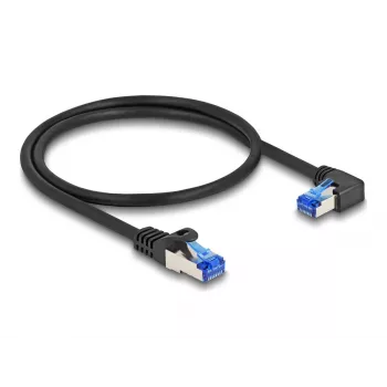 Tīkla kabelis DeLOCK RJ45 Cat.6A S/FTP 0,5m Melns
