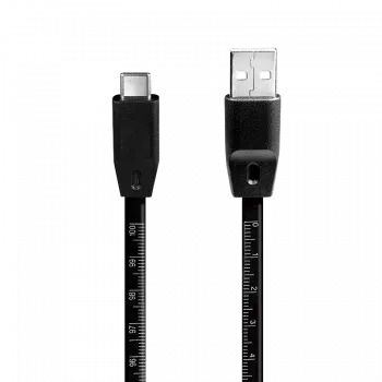 LogiLink USB kabelis - USB (vīriešu) uz 24 kontaktu USB-C (vīriešu) - USB 2.0 - 5 V - 3 A - 1 m - Melns