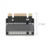 DeLOCK 64342 Iekšējais M.2 adapteris, M.2 vīrišķais savienotājs, melns