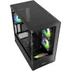 PC korpuss Sharkoon Elite Shark CM100 Tornis Micro-ATX, bez barošanas bloka, melns