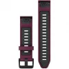 Silikona pulksteņa siksniņa GARMIN Quickfit 010-13391-04, 20 mm, Graphite/Red