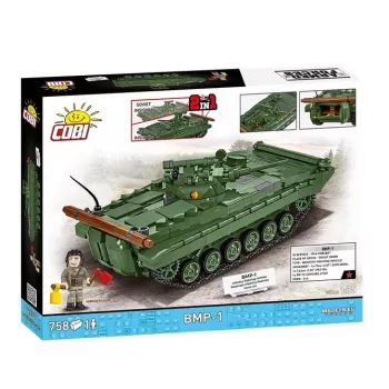 Konstruktors Cobi Blocks BMP-1 758 gabali - mēroga modeļa celtniecības klucīši
