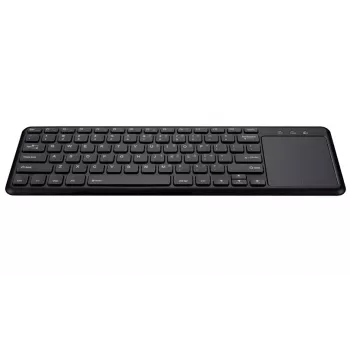 Bezvadu RF tastatūra TRACER TRAKLA46367 — pilna izmēra, membrāna, skārienpaliktnis, 2.4 GHz, melna