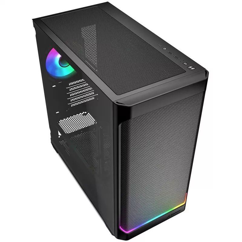 Sharkoon MK4W RGB Strip Micro Tower Melns