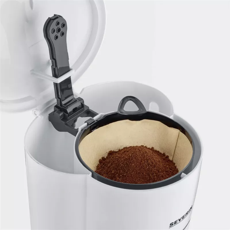 Severin KA 4323 pilienu filtra kafijas aparāts, 1,25 l, 10 krūzītes, 900 W, balts