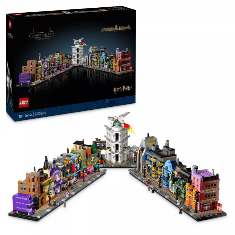 LEGO HARRY POTTER 76444 Cūkkārpas Ciemata Burvju Veikali