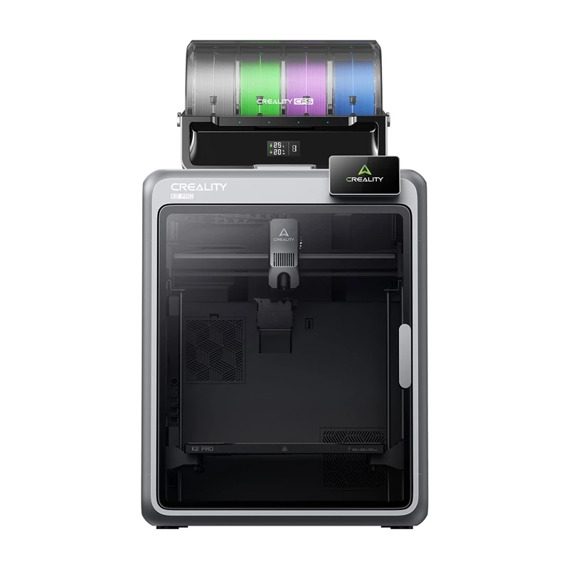 3D printeris Creality K2 Pro Combo — Darba laukums 300×300×400 mm, dubultā ekstrūderis