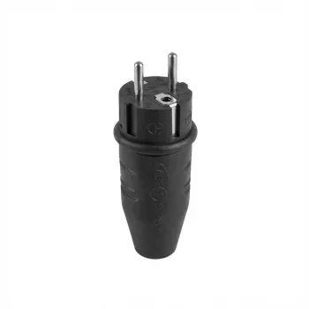 ABL Sursum ABL gumijas Schuko kontaktdakša 100000039 TPE melna IP44 līdz 3x 2,5mm (100000039)