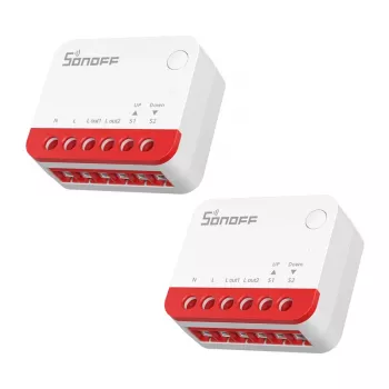 Smart ZigBee slēdzis žalūzijām Sonoff MINI-ZBRBS (2 iepakojumā)